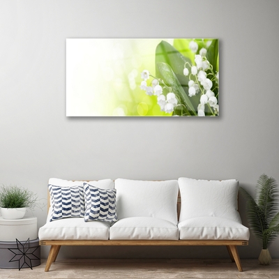 Obraz Akrylowy Konwalie Liście Kwiaty Łąka