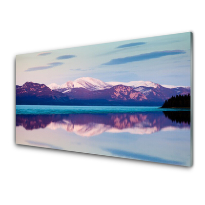 Obraz Akrylowy Góry Jezioro Krajobraz
