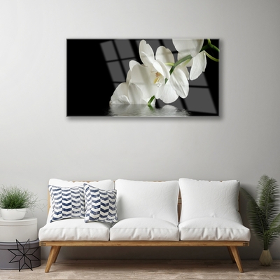 Obraz Akrylowy Orchidea w Wodzie Kwiaty