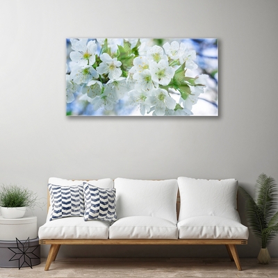 Obraz Akrylowy Kwiaty Drzewo Liście Natura