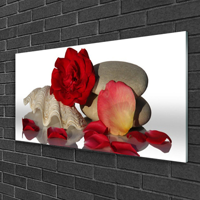 Obraz Akrylowy Róże Płatki Martwa Natura