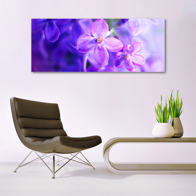 Obraz Akrylowy Kwiaty Fioletowe Natura
