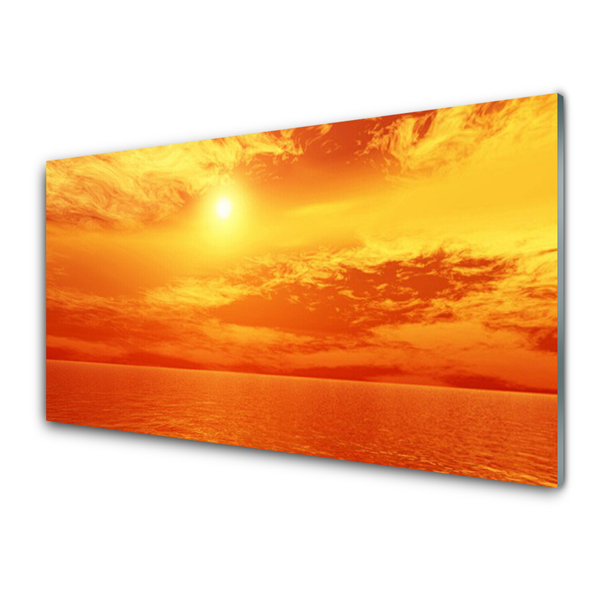 Obraz Akrylowy Słońce Morze Krajobraz