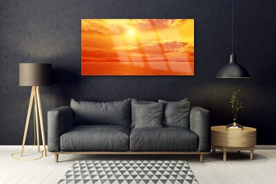Obraz Akrylowy Słońce Morze Krajobraz