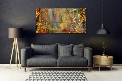Obraz Akrylowy Las Natura Jesień