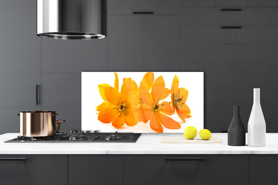 Panel Kuchenny Pomarańczowe Roślina Kwiaty