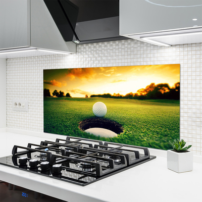 Panel Szklany do Kuchni Perfekcyjne Pole Golfowe