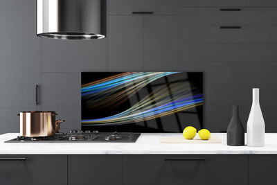 Panel Szklany do Kuchni Minimalistyczny Akcent Graficzny