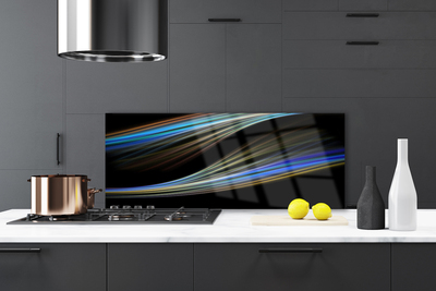 Panel Szklany do Kuchni Minimalistyczny Akcent Graficzny