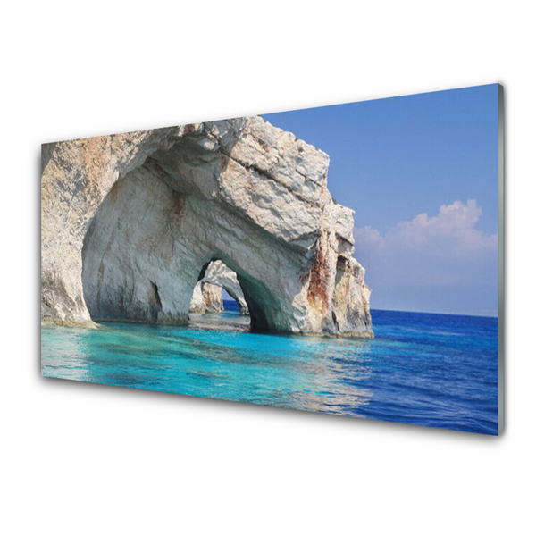 Panel nad blat kuchenny Spokojna Tafla Błękitu