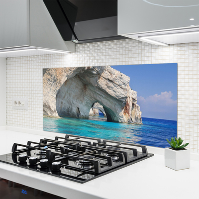 Panel nad blat kuchenny Spokojna Tafla Błękitu