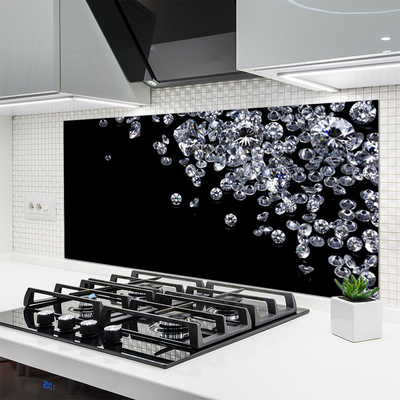 Panel Szklany do Kuchni Diamentowy Blask I Elegancja