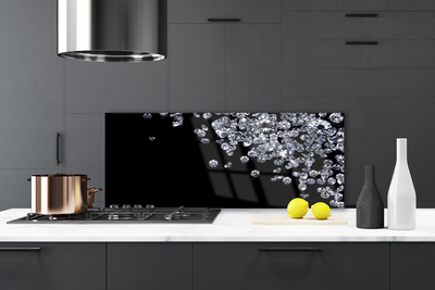 Panel Szklany do Kuchni Diamentowy Blask I Elegancja