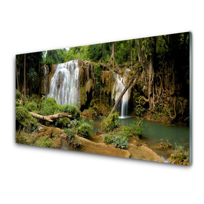 Panel Kuchenny Wodospad Rzeka Las Natura