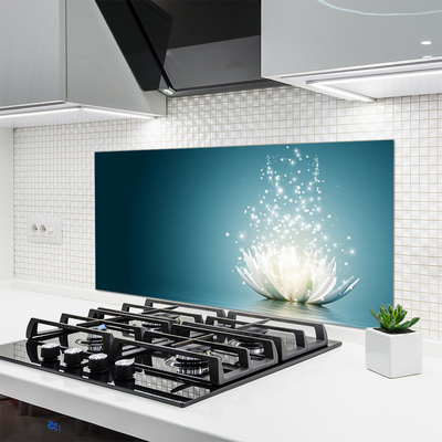 Szkło Dekoracyjne do Kuchni Eteryczny Kwiat Lotosu