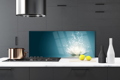 Szkło Dekoracyjne do Kuchni Eteryczny Kwiat Lotosu