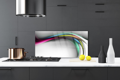 Panel Szklany do Kuchni Futurystyczna Wizja Przestrzeni