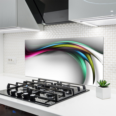 Panel Szklany do Kuchni Futurystyczna Wizja Przestrzeni