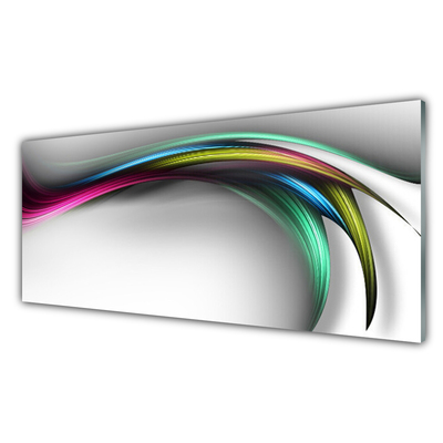 Panel Szklany do Kuchni Futurystyczna Wizja Przestrzeni