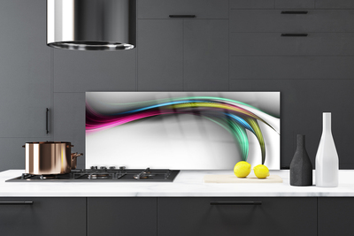 Panel Szklany do Kuchni Futurystyczna Wizja Przestrzeni