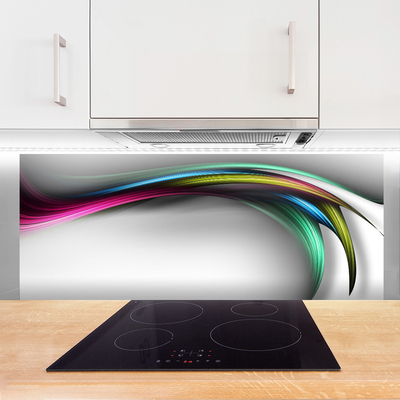 Panel Szklany do Kuchni Futurystyczna Wizja Przestrzeni