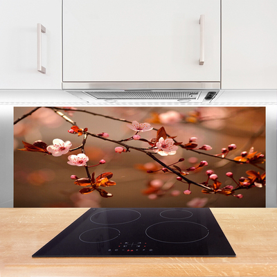 Panel Szklany do Kuchni Kwitnący Sad Owocowy