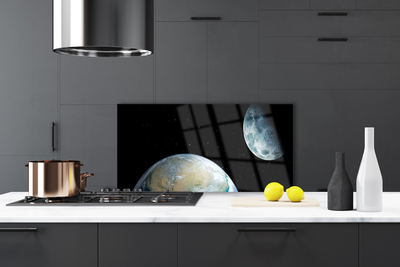 Panel Szklany do Kuchni Kosmiczna Więź Światów