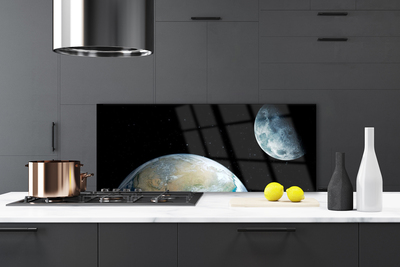 Panel Szklany do Kuchni Kosmiczna Więź Światów