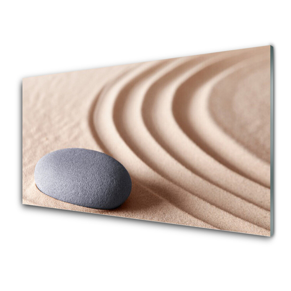 Panel Szklany do Kuchni Struktura Warstwowa Piaskowca