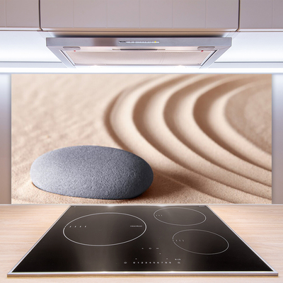 Panel Szklany do Kuchni Struktura Warstwowa Piaskowca