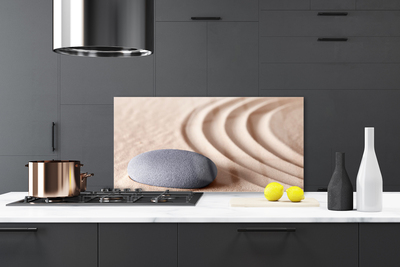 Panel Szklany do Kuchni Struktura Warstwowa Piaskowca