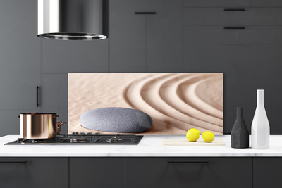 Panel Szklany do Kuchni Struktura Warstwowa Piaskowca