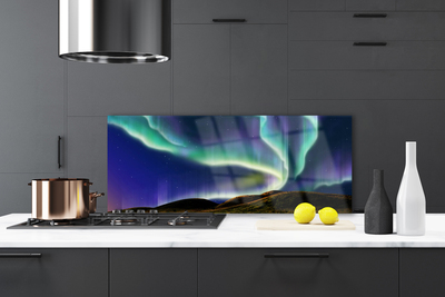 Panel nad blat kuchenny Magiczna Zorza Polarna