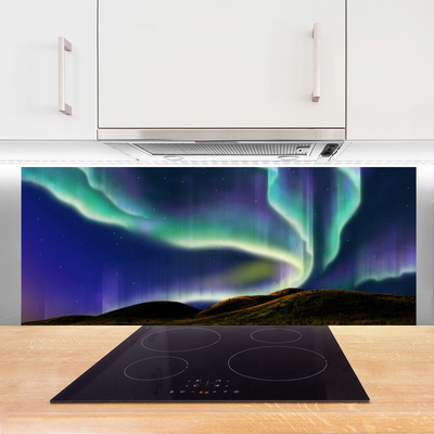 Panel nad blat kuchenny Magiczna Zorza Polarna