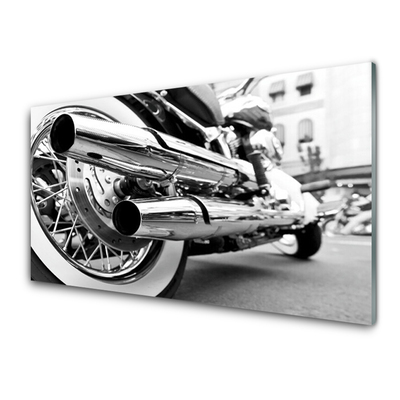 Panel Szklany do Kuchni Ikona Stylu: Motocykl
