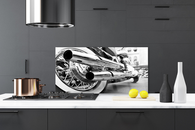 Panel Szklany do Kuchni Ikona Stylu: Motocykl