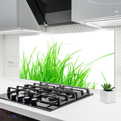 Panel Szklany do Kuchni Detale Zielonej Natury