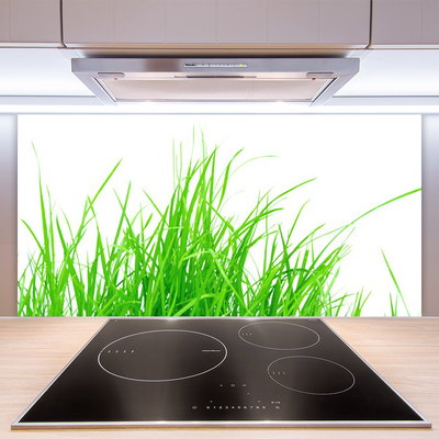 Panel Szklany do Kuchni Detale Zielonej Natury