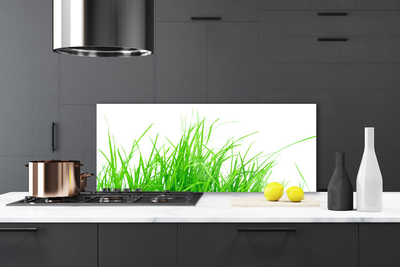 Panel Szklany do Kuchni Detale Zielonej Natury