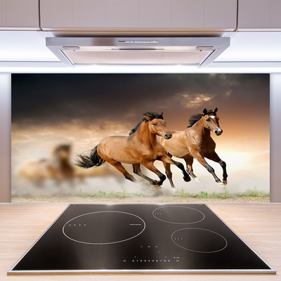 Panel Kuchenny Konie Zwierzęta