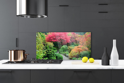 Panel Kuchenny Kwitnący Ogród Marzeń