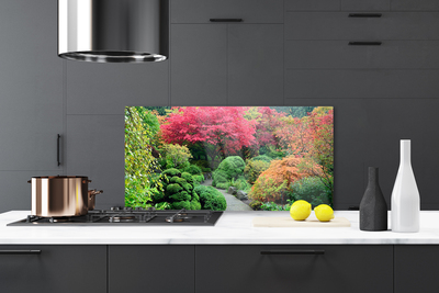 Panel Kuchenny Kwitnący Ogród Marzeń