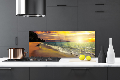 Panel nad blat kuchenny Słoneczny Dzień Nad Morzem