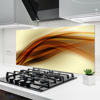 Szkło Ozdobne do Kuchni Nowoczesny Design Abstrakcyjny