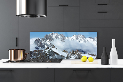 Szkło Ozdobne do Kuchni Majestatyczne Szczyty Górskie
