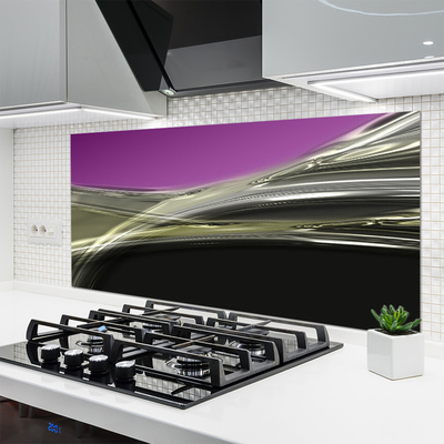 Szkło do Kuchni na Ścianę Złożona Geometria Przestrzeni