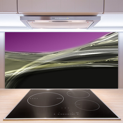 Szkło do Kuchni na Ścianę Złożona Geometria Przestrzeni