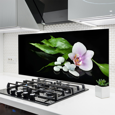 Szkło do Kuchni na Ścianę Kompozycja Spa I Natury