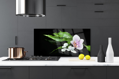 Szkło do Kuchni na Ścianę Kompozycja Spa I Natury