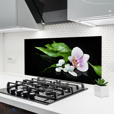 Szkło do Kuchni na Ścianę Kompozycja Spa I Natury